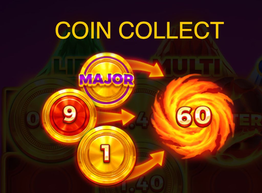 Функция COIN COLLECT собирает все значения с экрана