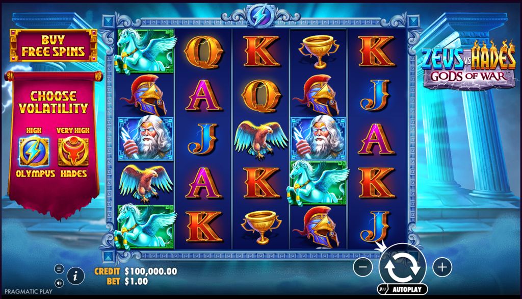 Игровой процесс в Zeus vs Hades – Gods of War